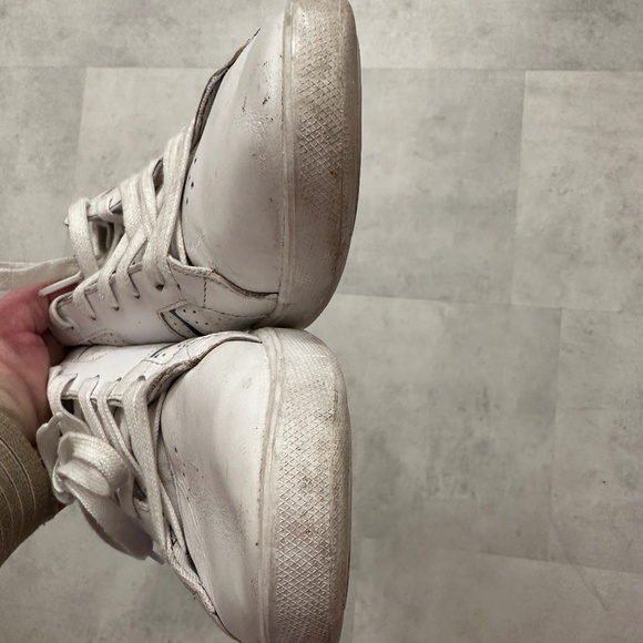 Men's Lacoste Novas Ct 118 tennis shoe size US 10 White w/ green stripe & tongue - Picture 10 of 10